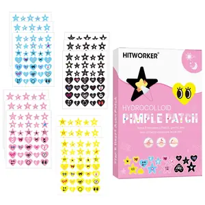 Star Heart Acne Patches, 420 Counts, Fragrance-Free, Alcohol-Free, Suitable for All Skin Types, Gentle Cleansing Pore Strips