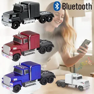 Portable Vintage Car Truck Replica Bluetooth Speaker FM Rechargeable Battery TWS USB AUX