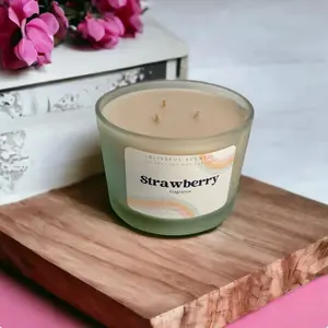 Strawberry fragrance candle 16oz