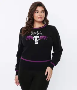 Corpse Bride x Unique Vintage Flying Skull Sweater