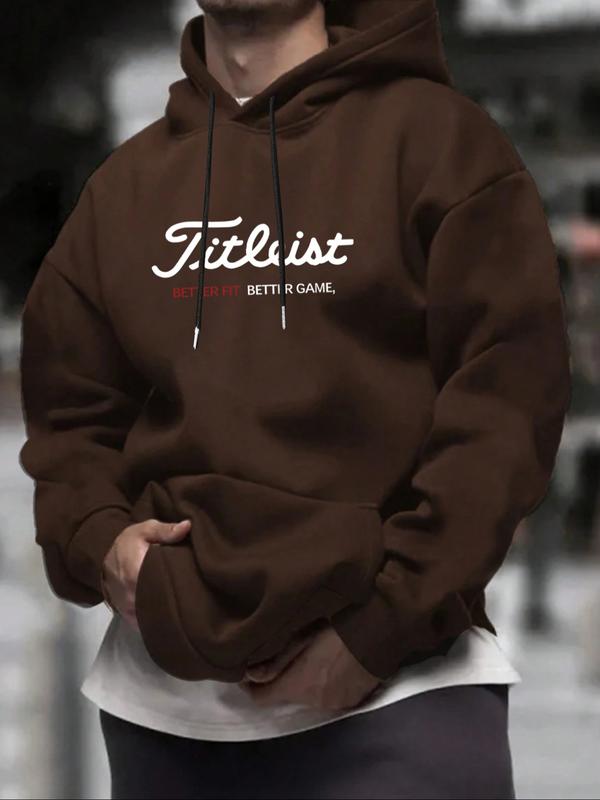 Unisex Hooded Golf Sweatshirt, Long Sleeve Fitted Design, Casual Sporty Style, Ideal Gift for Golf Enthusiasts, Fall & Winter Wear