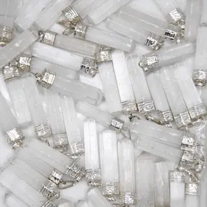 Selenite Crystal necklaces