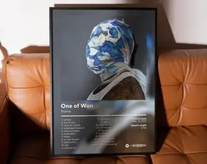 gunnaaa One of Wun Poster – FREE US and EU Shipping – Album Cover Posters – Aesthetic Music Posters for Bedroom, Dorm or Studio