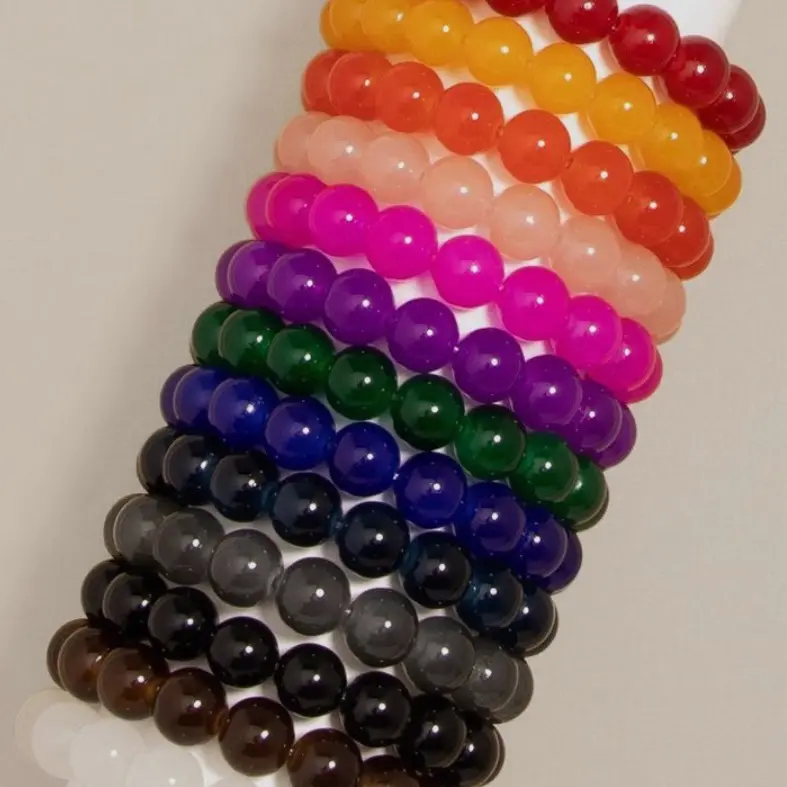 (1) Piece Plain Beaded Bracelet (1) Piece Plain Beaded Bracelet
