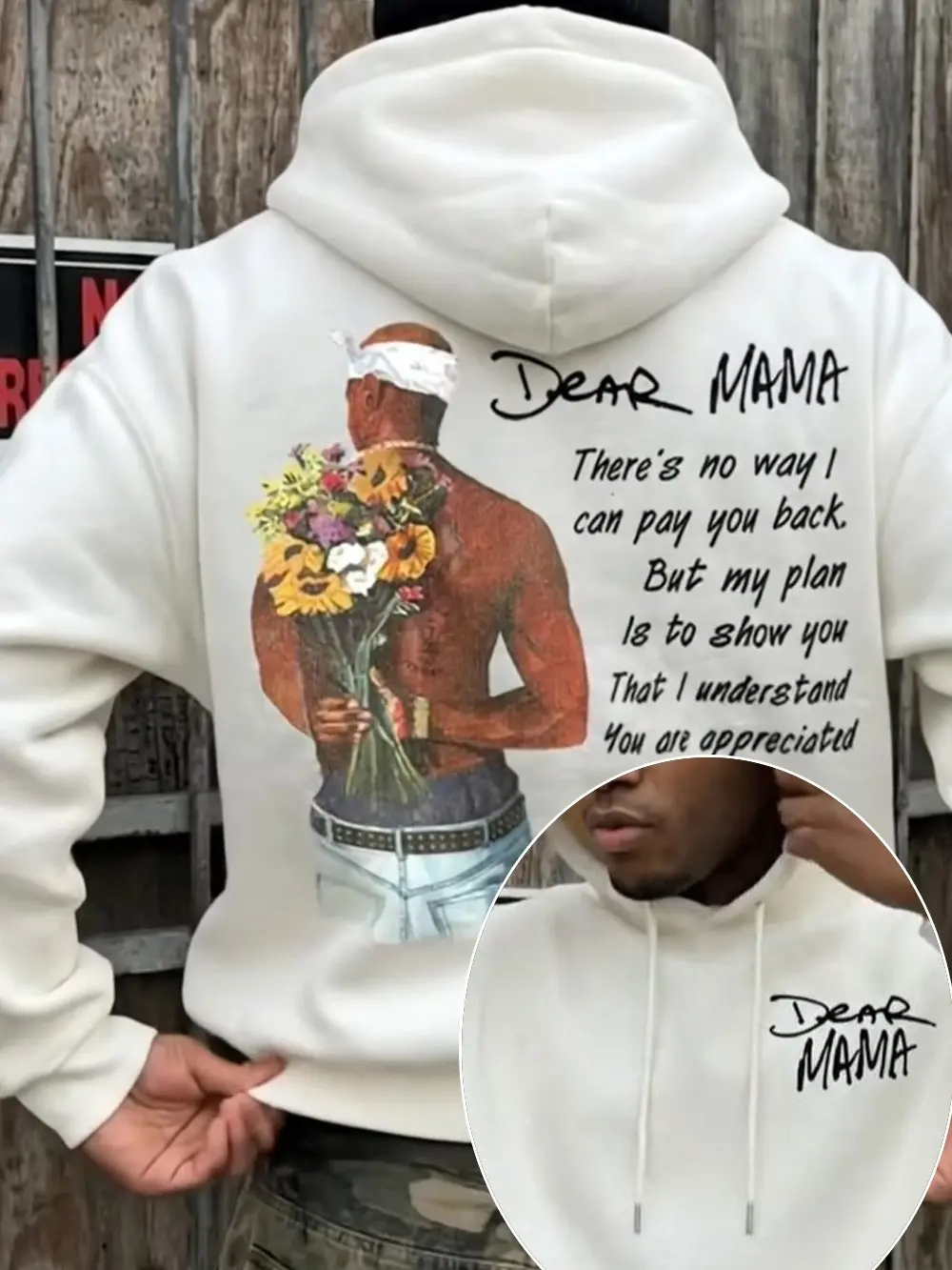 Women's Unisex 2Pac Changes Graphic Hoodie - Hip Hop Legend Vintage Cotton Casual Print Sweatshirt, Graphic Tee Alternative t100700123