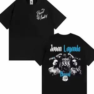 Blessd SI SABE Album Tour Graphic T-Shirt, Latin Trap Reggaeton Streetwear Design, Hip Hop Fans Unisex Outfit, Retro Punk Summer Cotton Tee J