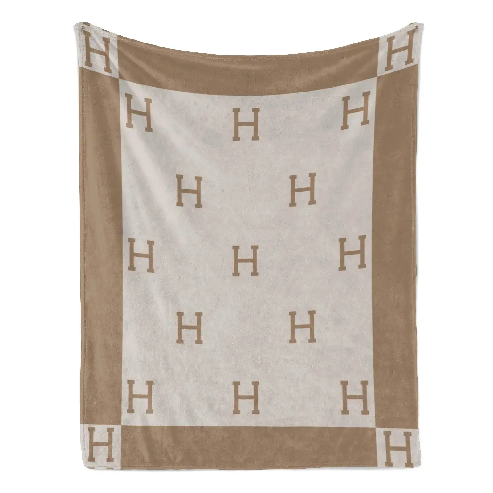 Blanket + Travel Blanket + Sofa Blanket H-shaped Blanket Multi-purpose Blanket Suitable for Air Conditioned Sofa Resting Time