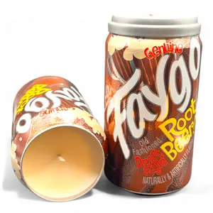 Faygo Root Beer Candle | Hand Poured Soda Can Candle | 12 oz Soda Themed