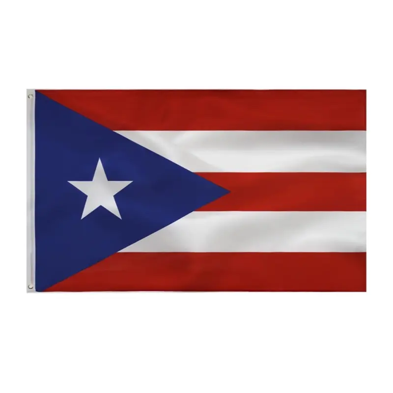 Puerto Rico Flag 3x5 Ft - Quality Polyester with Vivid Colors