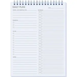 24 Hour Daily Planner - Daily To Do List for Work & Personal Life, Productivity Planner, Everyday Planner, Daily Schedule
