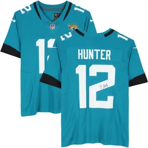 Travis Hunter Jacksonville Jaguars Autographed Nike Teal Vapor Fuse Limited Jersey - Fanatics Authentic Certified