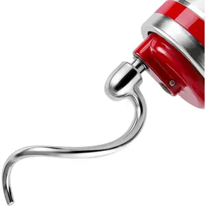Stainless Steel Spiral Dough Hook fit 5-6QT Bowl-lift Stand Mixers,  Stand Mixer Attachment Replacement, Kitchen Aid Dough Hook for Bread, Pizza, Pasta, No Coating & Dishwasher Safe