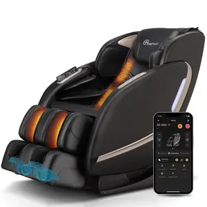 EasPearl R8079 Massage Chair with More Wider Heating, APP Control, USB Port Insert