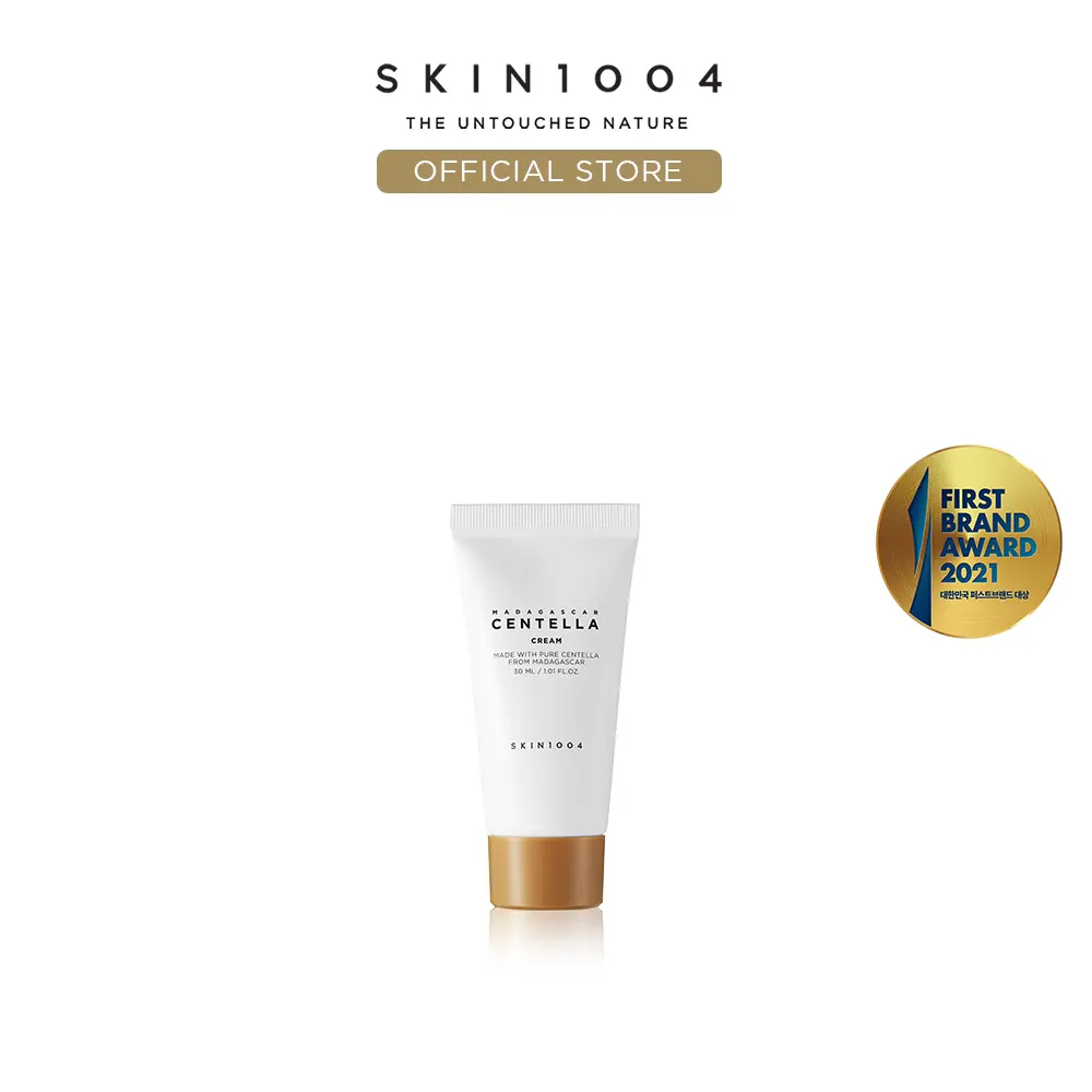 [SKIN1004 Official Shop] Centella Cream 30ml - Lightweight Moisturizer with Centella Asiatica Extract & TECA for Brightening & Hydration