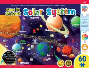 Educational Solar System 60 Piece Glow In The Dark Jigsaw Puzzle Educational Solar System 60 Piece Glow In The Dark Jigsaw Puzzle