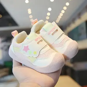 NewNewBaby First Walkers Non-Slip Shoes |             Soft Sole Toddler Sneakers for Boys & Girls,Cute Cartoon Beige/Pastel Shoes - Breathable, Cushioned, - Lightweight Toddler Trainers for Little Walkers