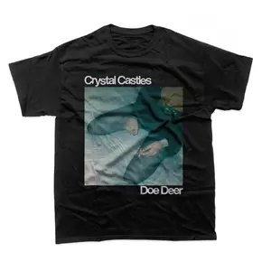Crystal Castles Unisex T-Shirt - Doe Deer Song Tee - Music Shirts - Alice Glass - Unisex T-shirt, Gift For Fans, Album Cover Shirts Top Menwear