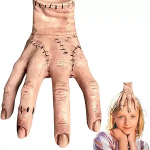 Wednesday Addams Family Thing Hand, Cosplay Hand by Addams Family, Fake Hand Toys Scary Props Halloween Decorations Prop Movie，Accessories for Halloween Xmas Gift Masks Spooky Water Proof Ornaments