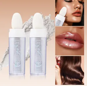 Fairy Dust Highlighter Powder, Multi-Use Body & Face Shimmer Highlighter with Sponge Tip, Natural 3D Contour Buildable Glow Makeup Makeup for All Skin Tones