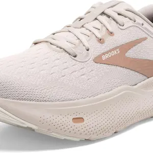 Brooks Women’s Ghost Max Cushion Neutral Running & Walking Shoe - Crystal Gray/White/Tuscany - 8.5 Medium