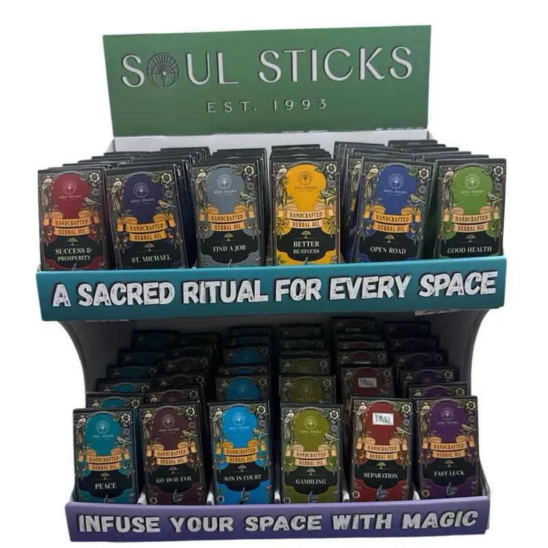 Soul Sticks Spell Oil - A Sacred Ritual for Every Space - Infuse Your Space with Magic - Est. 1993 - Healthcare & Therapy