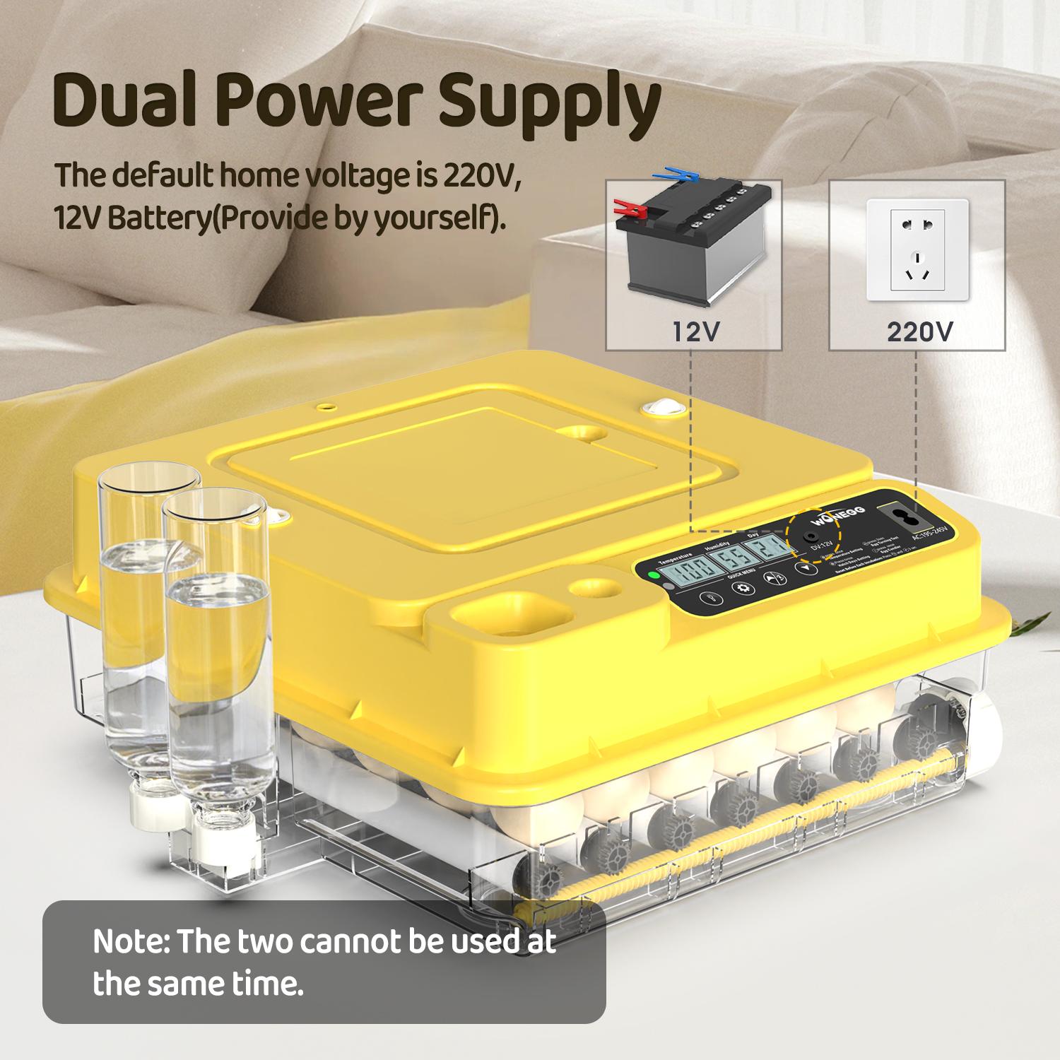 Fully Automatic 36/72/108-Egg Smart Incubator, Featuring An Innovative Pulse Dot-matrix Heating Mode, Automatic Egg Turning, Automatic Watering And Humidity Control, Precise Temperature Regulation, Freely Adjustable Shaft Spacing