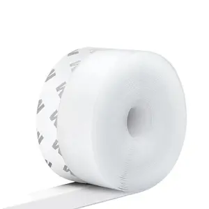 16.4Ft/196.85in long door sealing strips, (0.115Ft/1.37in Width) Weather Stripping Door Draft Stopper Adhesive Seal Strip Anti Draft Insulation Tape for Doors Windows and Shower Doors