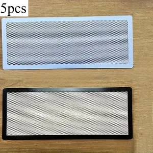 5Pcs SummerVibes Magnetic Vent Covers, White Universal HVAC Air Vent Filters, Dust Proof Grille Protectors for Floor, Wall and Ceiling, Easy Snap On Home Supplies