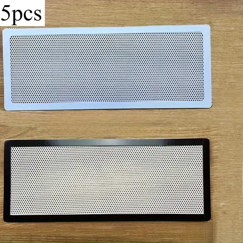 5Pcs SummerVibes Magnetic Vent Covers, White Universal HVAC Air Vent Filters, Dust Proof Grille Protectors for Floor, Wall and Ceiling, Easy Snap On Home Supplies