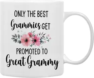 Grammy Coffee Mug, Grammy , Grandma Mug, Grandma Gifts, Grandma  Announcement,  Cup Gifts for Grandma Grammy, Promoted to  Grammy Coffee Cups Ceramic 11oz