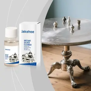 Silver Cleaner (30ML), Shine Silver Jewelry Applicator, Multi-Use Home Silverware Cleaning & Polishing Agent, Glossy Clean Solution