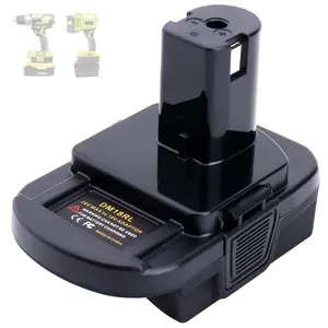DM18RL Battery Adapter for Ryobi 18V Tools | for Dewalt 20V & 18V Red Tools(M-W-KIE) Li-ion Battery to Replace for Ryobi 18V Li-ion Battery, Adapter Only