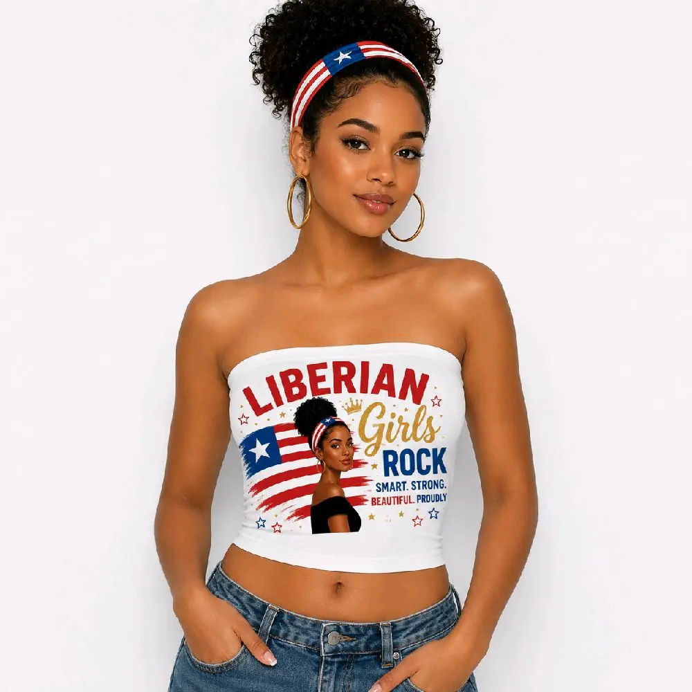 Liberian Girls Rock Tube tee