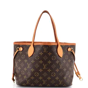 Pre-owned Louis Vuitton Canvas Coated Tote Bags REBAG Neverfull Tote Monogram Canvas PM by Rebag