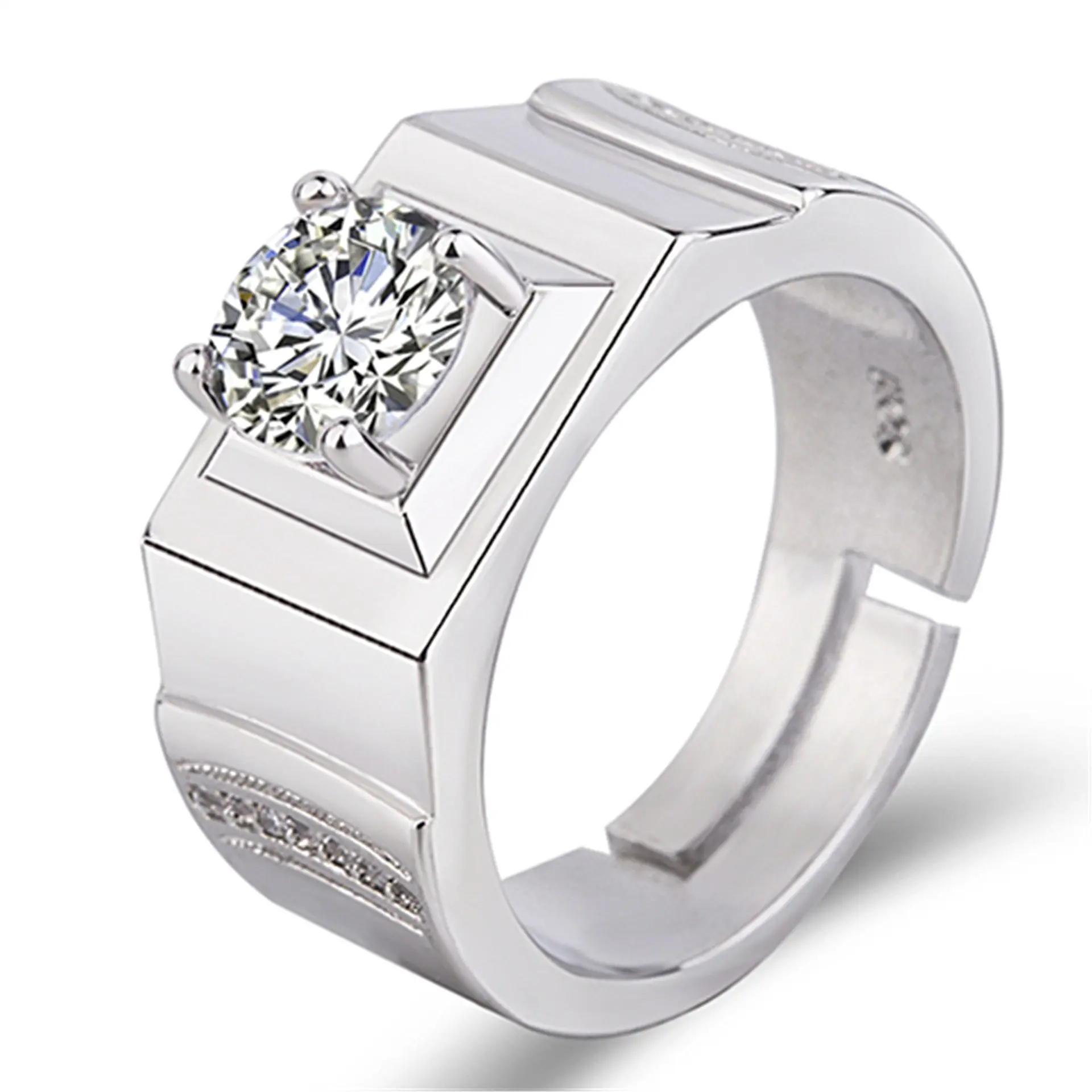 NJZ 114 [White Diamond White Gold]