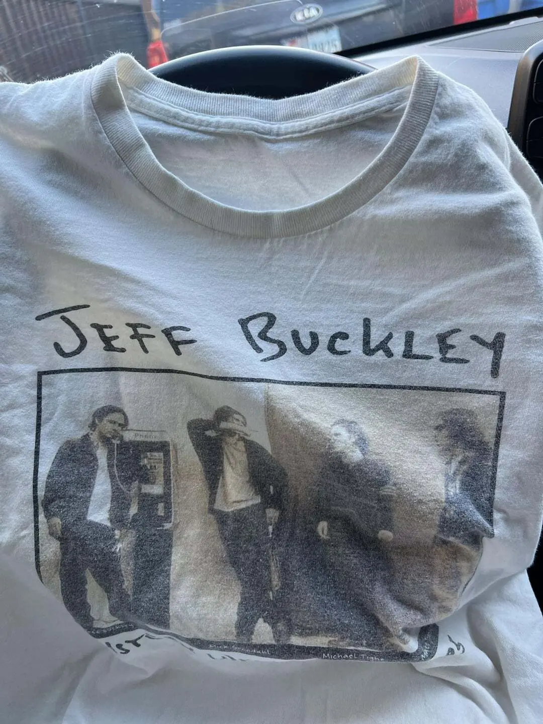 Jeff Buckley Mystery White Boy Tour 1995 Music Tour T-Shirt