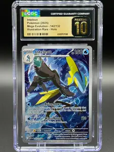 Pokemon TCG Inteleon | Mega Evolution 142/132 | CGC Graded PRISTINE 10