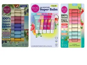EOS Evolution of Smooth 100% Natural Organic Hydrating Lip Balm Variety Pack, for Daily Lip Care Treatments