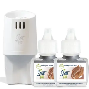 Mahogany & Teak Plug in Refill Air Freshener Starter Kit