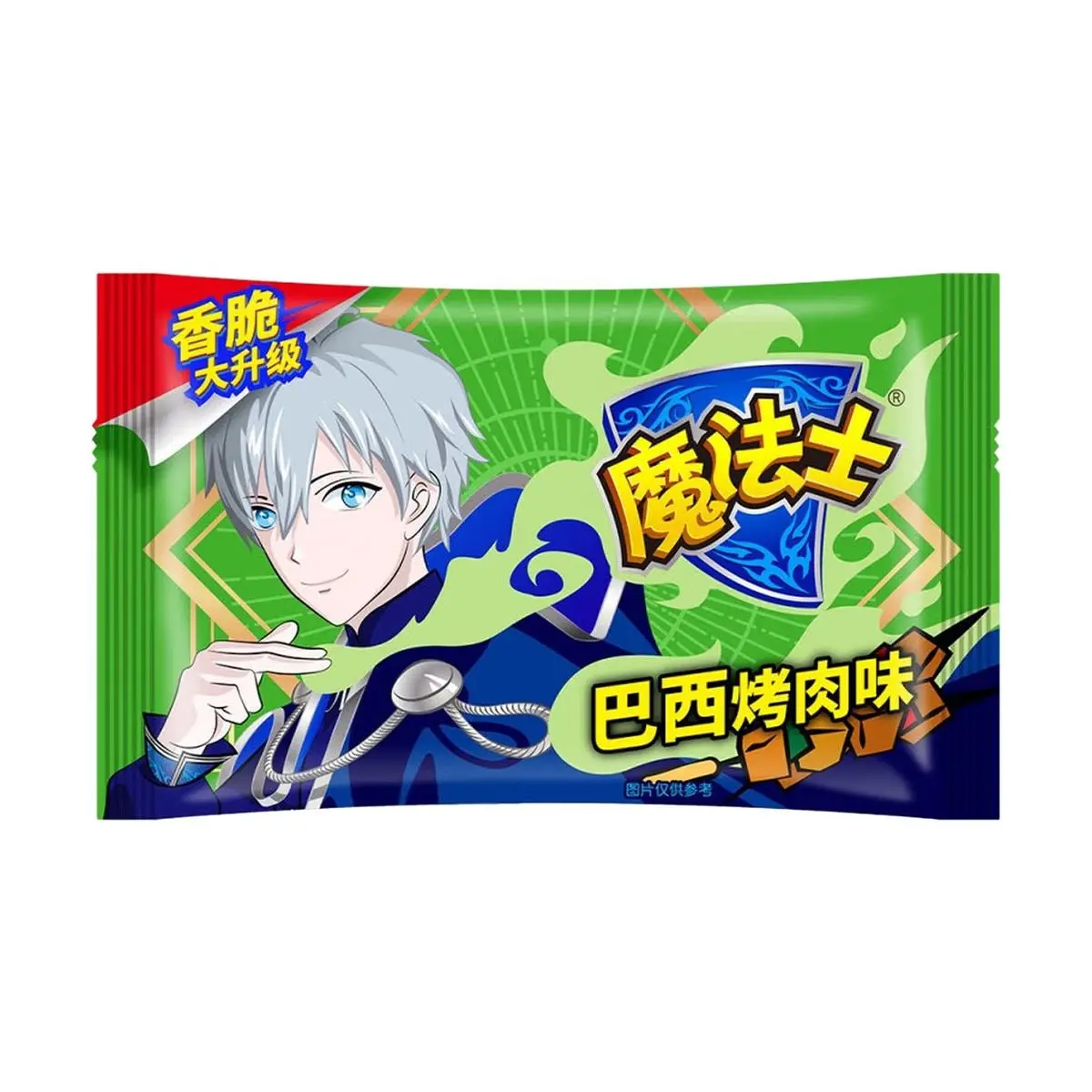 MOFASHI Brazilian BBQ Flavor Crispy Noodles Snack - 20g Classic Childhood Treat