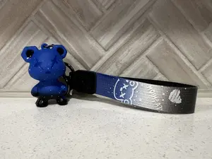 Blue-Cosmic Drip X-Bear Keychain