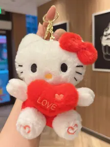Cute Tiger Keychain, Fuzzy Keychain, Soft Keychain, Reusable Animal Figurine, Perfect Gift for Kids, Ideal for Bags & Cars, Festive Present Idea