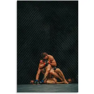 Khabib Nurmagomedov Freestyle Boxing Poster 1 Room Aesthetic Poster Print Art Wall Painting Canvas Posters Modern Bedroom Decor
