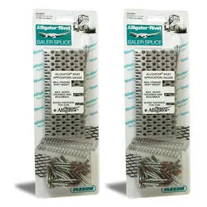 Apache 25085381 Stainless Steel Alligator 7 Inch Rivet Belt Fastener (4 Pack)