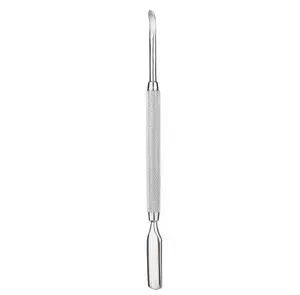 Double Ended Cuticle Pusher 5.3" Long Stainless Steel Tool for Dirt Removal