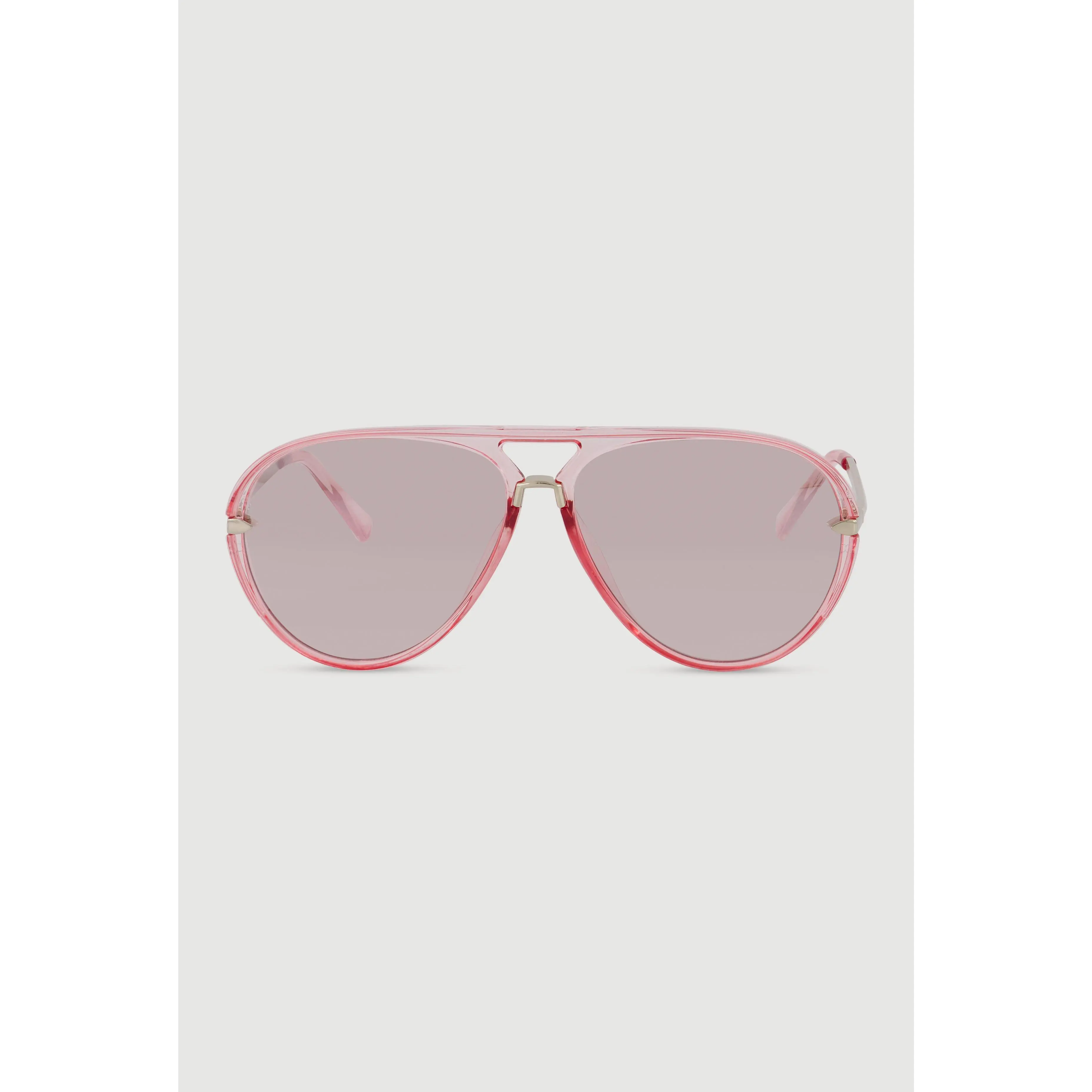 Transparent Aviator Sunglasses