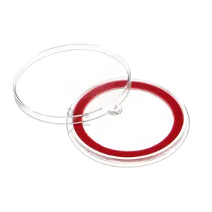 39mm Velour Ring Ornament Loop Coin Holders for 1oz Silver Rounds