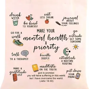 Mental Health/Anxiety Mystery Tote for those who suffer from mental health and anxiety issues. This tote is for the days that are a struggle and you need a care bundle on back up.
