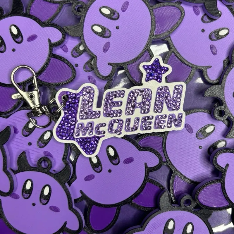 Lean McQueen Star Keychain – 3D Printed Collab with Twitch