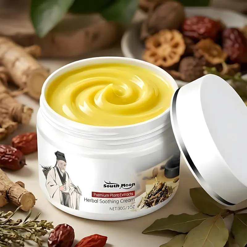 Herbal Soothing Cream for Eczema & Psoriasis Relief | Anti-Bacterial Skin Defense | Hydrates Dry, Itchy, Sensitive Skin | Plant-Based Balm for Whole Family | 30g | Safe for All Ages | Perfect Christmas/New Year Gifts - Healing Remedies Therapy